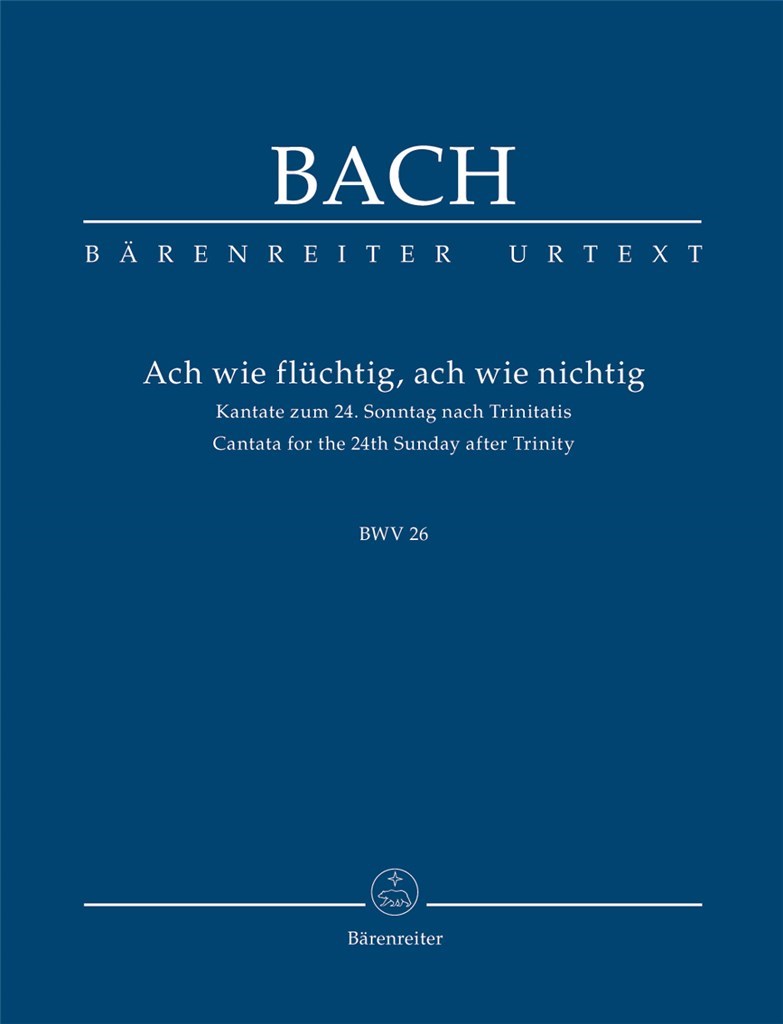 Ach wie flüchtig ach wie nichtig (PA)